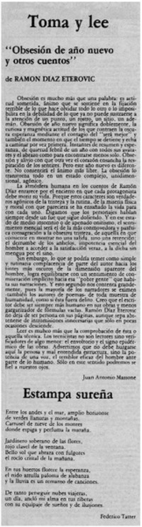 Obsesión de año nuevo y otros cuentos"