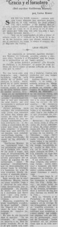 Gracia y el forastero"