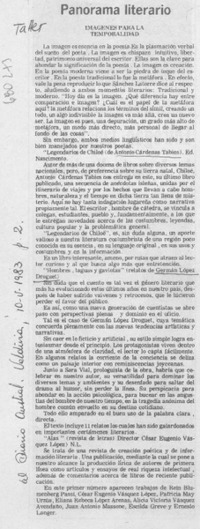 Imágenes para la temporalidad.