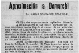 Aproximación a Domarchi