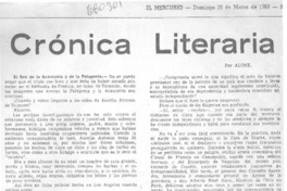 El rey de la Araucanía y de la Paragonía : [entrevista]