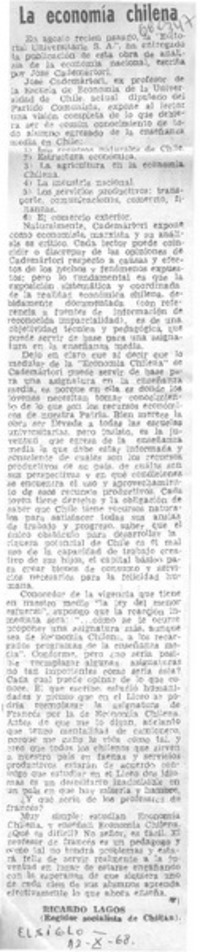 La economía chilena