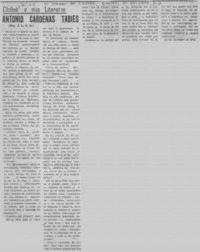 Antonio Cárdenas Tabies