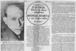 Juan Emar, ahora en obras completas