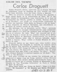 Carlos Droguett.