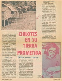 Chilotes en su tierra prometida