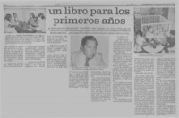Un libro para los primeros años.