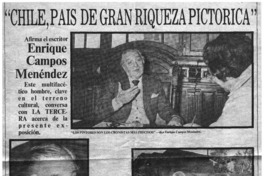 Chile, país de gran riqueza pictorica".