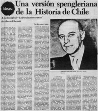 Una versión spengleriana de la historia de Chile