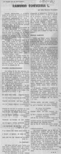 Raimundo Echeverria L.