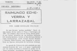Raimundo Echeverría y Larrazával