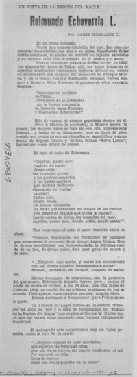 Raimundo Echeverría L.