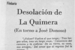 Desolación de la Quimera