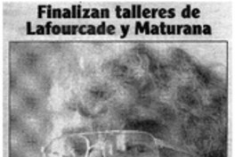 Finalizan talleres de Lafourcade y Maturana.