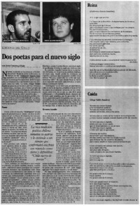 Dos poetas para el nuevo siglo