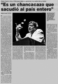 Es un chancacazo que sacudió al país entero" : [entrevista]