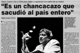 Es un chancacazo que sacudió al país entero" : [entrevista]