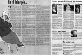 Cuatro autores hablan de "sus comienzos".