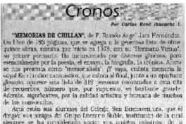 Memorias de Chillán"