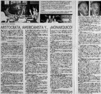 Aristocráta, americanista y...¡monárquico! : [entrevista]