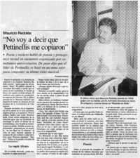 No voy a decir que Pettinellis me copiaron" : [entrevista]