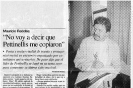No voy a decir que Pettinellis me copiaron" : [entrevista]