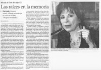 Las raices en la memoria
