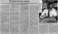 El dolor de los versos : [entrevista]