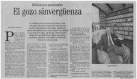 El gozo sinvergüenza : [entrevista]