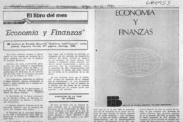 Economía y finanzas".