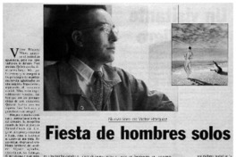 Fiesta de hombres solos.