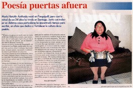 Poesía puertas afuera