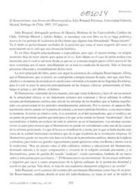 El Renacimiento, una invención historiográfica