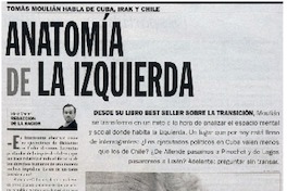Anatomía de la izquierda : [entrevista]