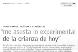 Me asusta lo experimental de la crianza de hoy": [entrevista]
