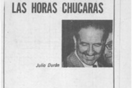 Las horas chúcaras