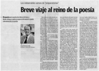 Breve viaje al reino de la poesía.