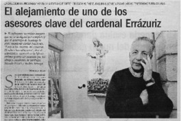 El alejamiento de uno de los asesores clave del cardenal Errázuriz