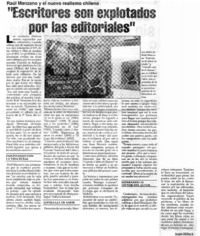 Escritores son explotados por las editoriales"