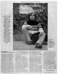 Conversando vinosas crónicas : [Entrevista]