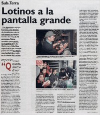 Lotinos a la pantalla grande