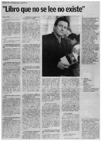 Libro que no se lee no existe" :