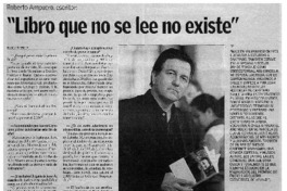 Libro que no se lee no existe" :