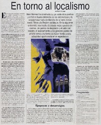 En torno al localismo : [entrevista]
