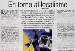 En torno al localismo : [entrevista]