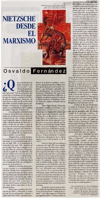 Nietzsche desde el marxismo