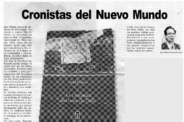 Cronistas del nuevo mundo