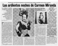Las Ardientes noches de Carman Miranda