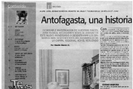 Antofagasta, una historia marcada a fuego: [entrevista]