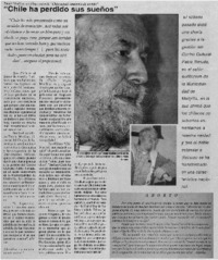 Chile ha perdido sus sueños".